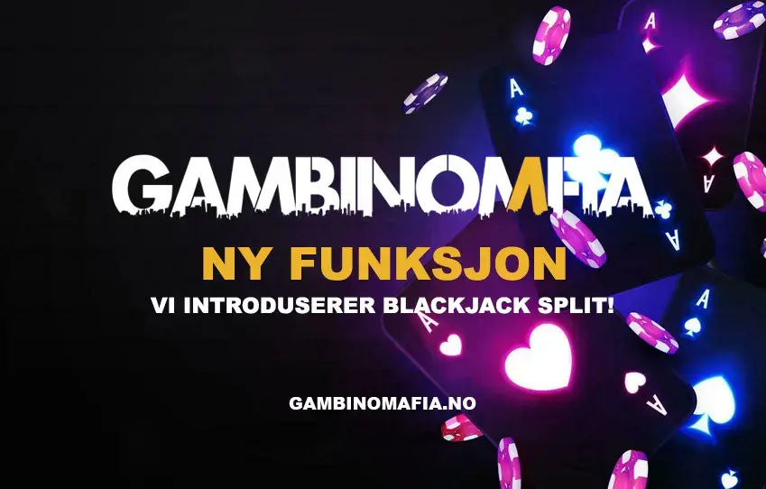 Blackjack split er her
