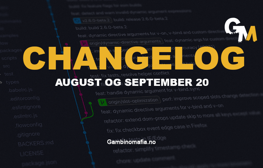 UTVIKLING AUGUST OG SEPTEMBER 2020