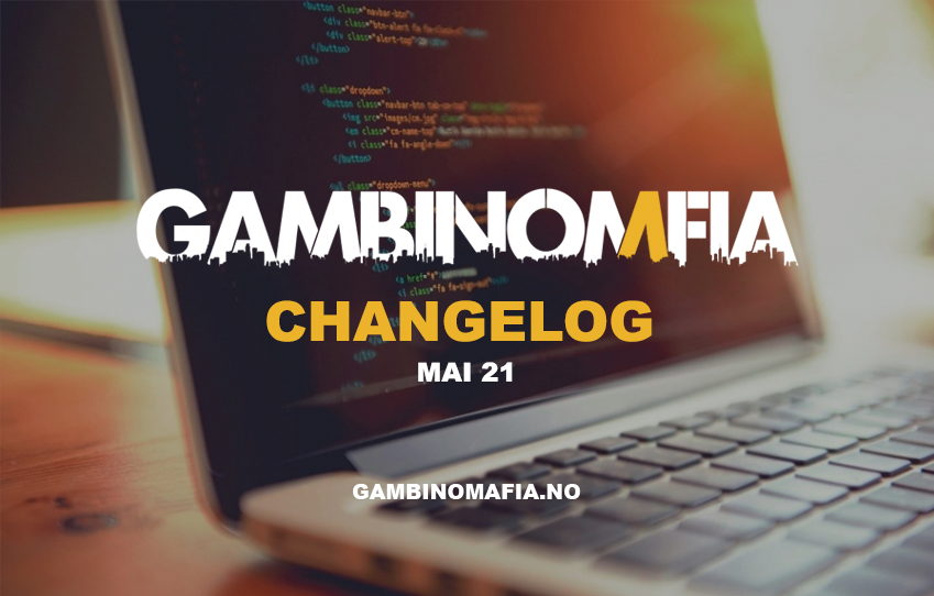 Changelog - Mai 21