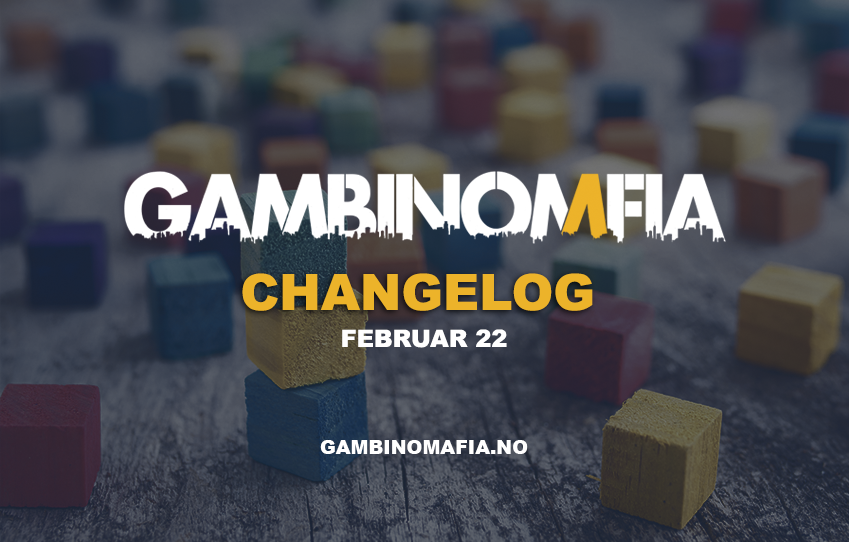 Changelog - Feb 22